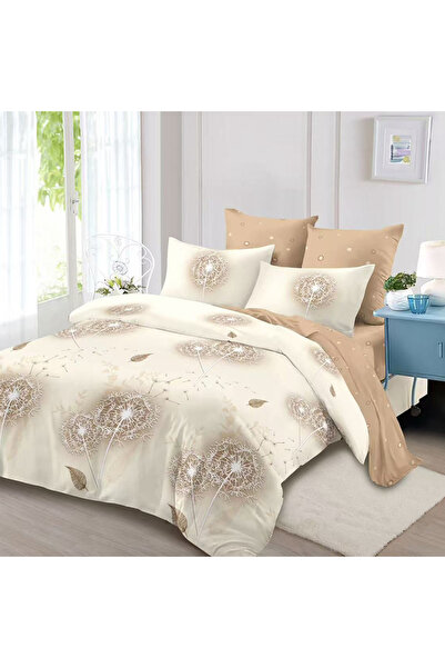 Pucioasa Lenjerie de pat cu elastic 180x200 pentru pat dublu Pucioasa, 6 pies...
