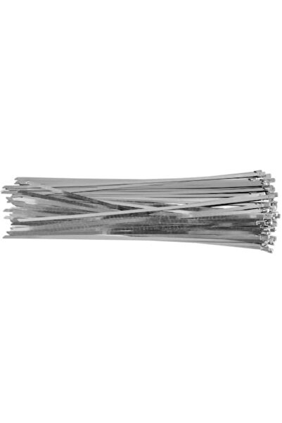yato Set de 100 legături metalice reglabile din oțel 4,6 x 400 mm