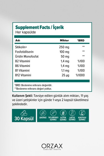 Ocean Cogniven 30+6 Kapsül - %20 Daha Fazla Etiketli