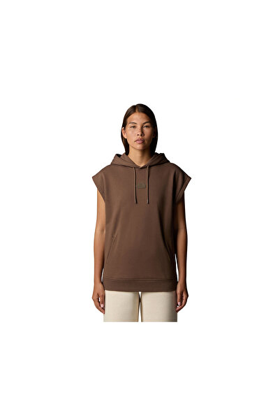 THE NORTH FACE W Ss Relaxed Hoodie Γυναικεία Casual Φούτερ NF0A8BW21OI1 Καφέ