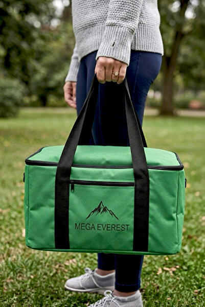 NESS HOME Mega Size Rectangular Thermal Insulated Picnic Basket 40 Liters-Cam...