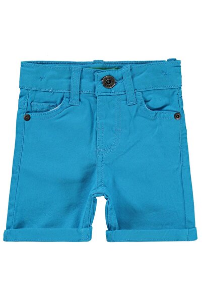 Tommiks Kids Gabardine 6-24 Months Shorts - Blue