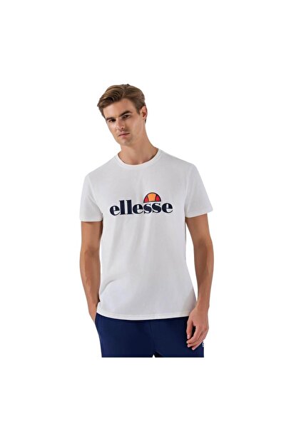 Ellesse 6SM5070-OF Ανδρικό T-Shirt Crew Neck - Off-White