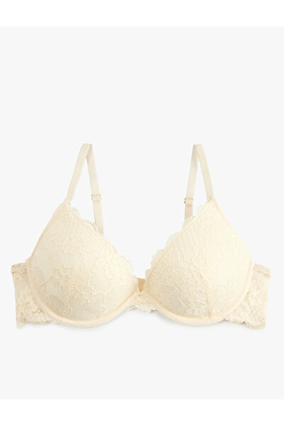 Koton Σουτιέν Push Up με δαντέλα και λεπτομέρειες