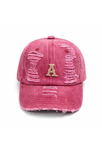 Zeramine 2024 Καπέλο μπέιζμπολ σε βυσσινί χρώμα, vintage, με κεντημένη λεπτομ...