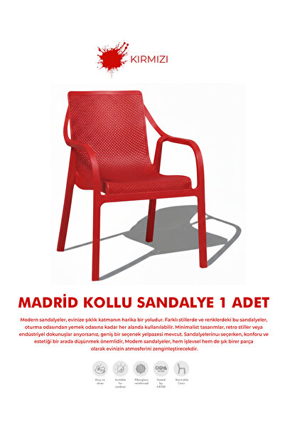 Daim Plastik MADRİD LÜX CAFE & RESTAURANT SANDALYESİ