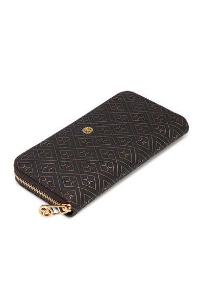 Tergan Bronz Print Kadın Cüzdan - S1CB00055823-R7P