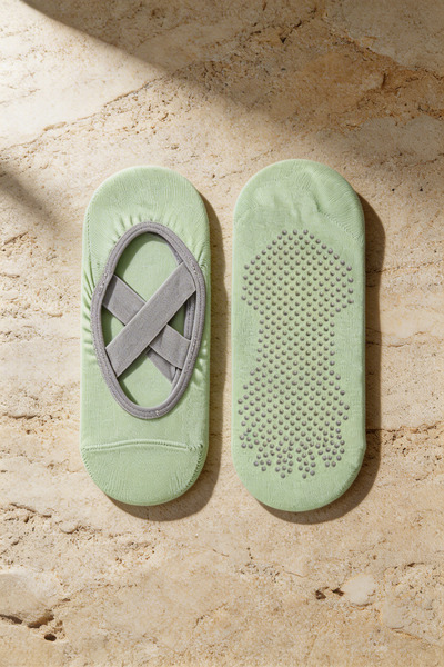 Katia&Bony Γυναικείες κάλτσες Asta Yoga / Pilates πράσινες