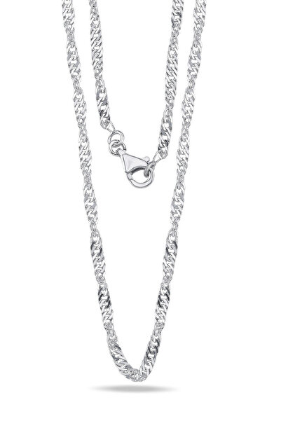 Zundesilver سلسلة موديل سنغافورة بسمك 40 فورس 45 سم