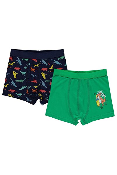 Civil Boys Trex 2-10 Years Boy's Boxer 2-pack - Standard