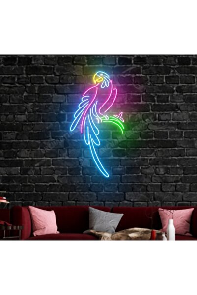 Slasa Flamingo LED Neon Sign 45x15 cm Multicolor Light with 6mm Acrylic Base ...