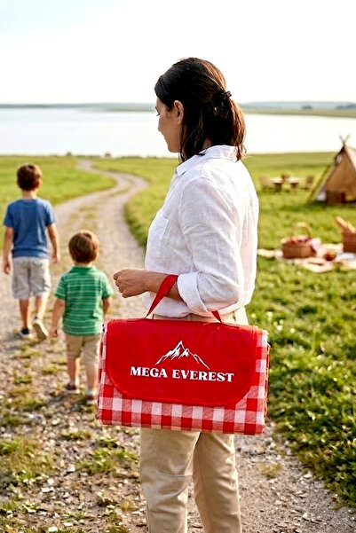 NESS HOME Katlanabilir Büyük Boy Su Geçirmeyen Masa Örtüsü-205x160 cm