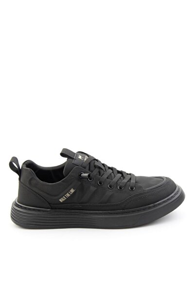 GAMELU Siyah Keten Erkek Sneaker E01175521118