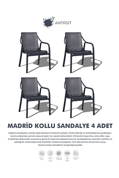 Daim Plastik MADRİD LÜX CAFE & RESTAURANT SANDALYESİ
