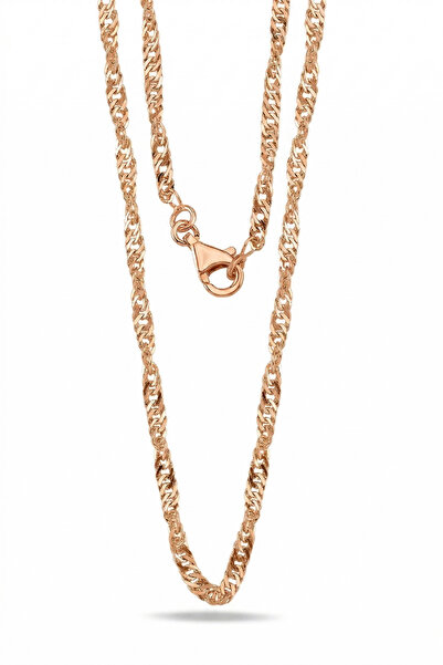Zundesilver سلسلة موديل سنغافورة بسمك 40 فورس 45 سم