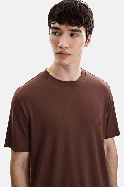 Back And Bond Brown Men's Regular Fit T-Shirt B35S10067