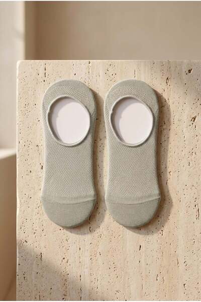 Katia&Bony Γυναικείες κάλτσες μπαλαρίνας Basic Colorful Invisible Πράσινες