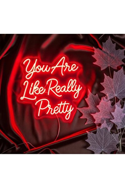 Slasa Pretty Bird LED Neon Sign 30x40 cm Red Light with 6mm Acrylic Base Decor