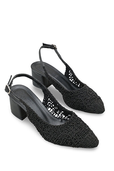 Riccon Γυναικεία παπούτσια με ανοιχτή πλάτη, μυτερή μύτη και λεπτό τακούνι 00...