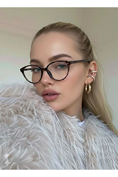 BluePepper نظارات نسائية زرقاء اللون للحماية من الضوء، إطار خفيف الوزن على شك...