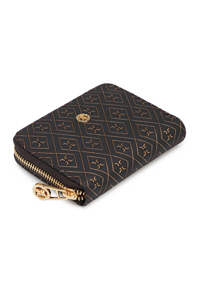Tergan Bronz Print Kadın Cüzdan - S1CB00055822-R7P