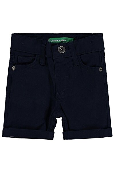 Gabardine 6-24 Months Shorts - Navy