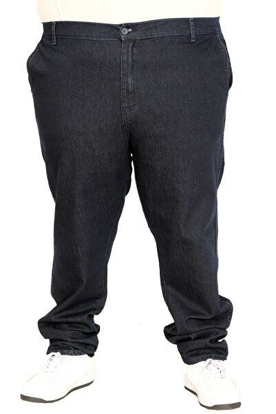 ModeXL Παντελόνι Mode XL Μεγάλου Μεγέθους Τζιν Chino 18880 ΜΠΛΕ-ΜΑΥΡΟ