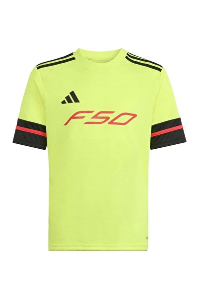 adidas F50 Captain鈥檚 Armband Printed Short Sleeves Jersey - Green