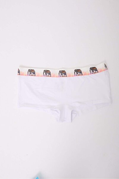 FRANCO RENZO Βαμβακερό Σετ Boyshort με στάμπα Lycra 3 τεμαχίων Γυναικεία εσώρ...