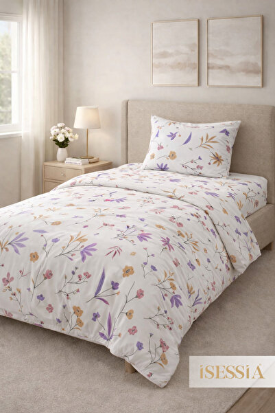 Isessia Σετ Παπλωματοθήκης Fiora για Μονό Άτομο με Σεντόνια |   160 επί 240 εκ.