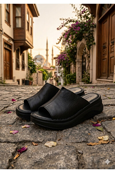 Deniz Terlik Γυναικείες Ολόκληρες Ορθοπεδικές Αντιολισθητικές Παντόφλες από Γ...