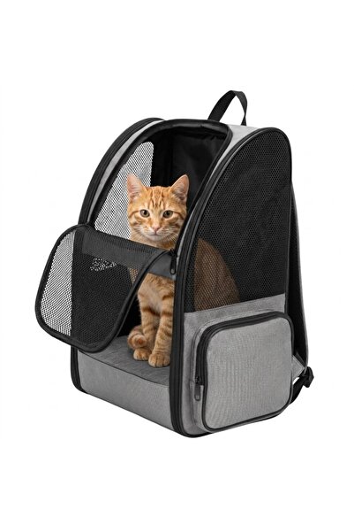 petpugo Premium Sert Gövdeli Kedi Köpek Taşıma Çantası Bükülmez Dayanıklı Nef...