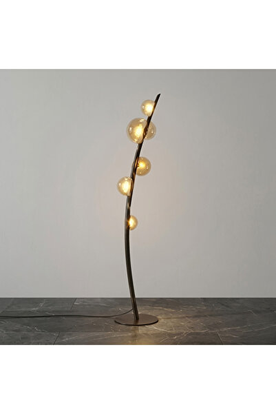 Majestic Home Manila Modern Curved Floor Lamp - Majestic Manila Floor Lamp