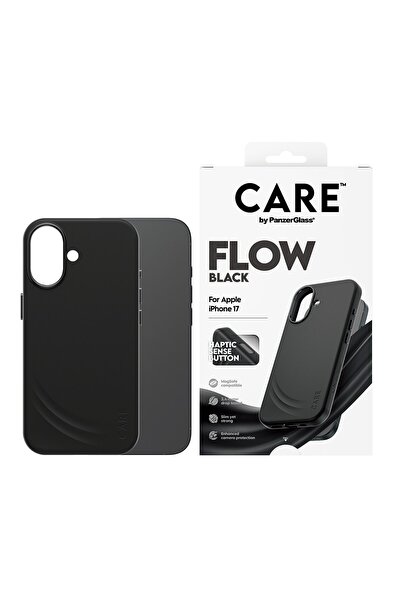 Panzer Glass CARE by PanzerGlass® Flow Case Black w. Haptic Button & MagSafe ...
