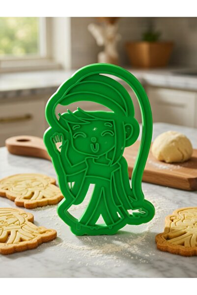Onflow Cute Smiling Girl Positive Energy Cookie Mold - Shaped Children's Cook...
