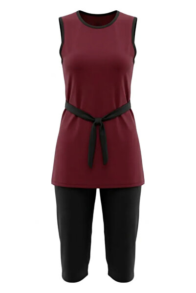 sefamerve Μαγιό πισίνας Quick Dry Zero Sleeve 2612-09 Βουργουνδίας