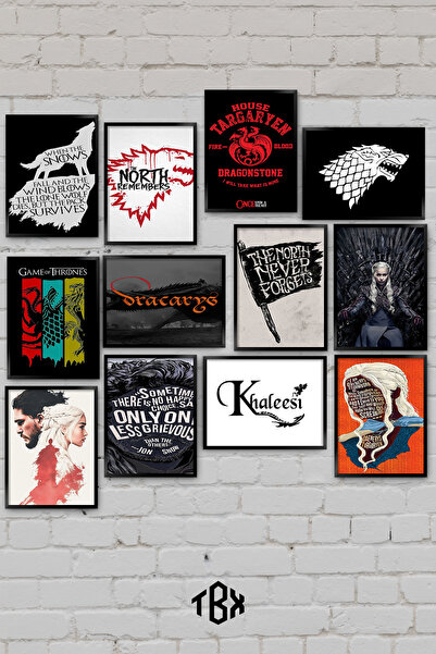 tablomaxtbx 12 Piece Game of Thrones Westeros Dragon Fantastic Kingdom Series...