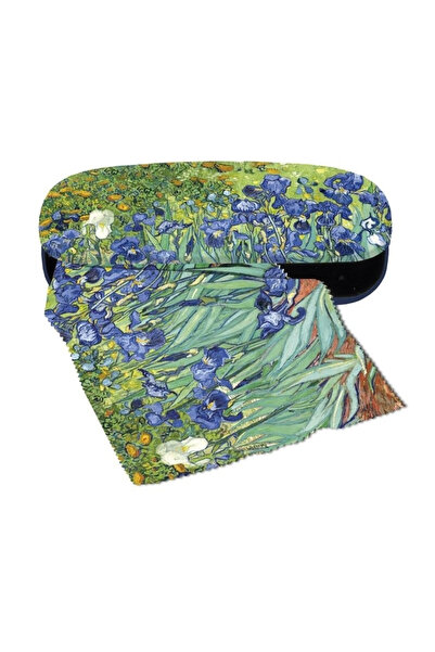 Fridolin Etui cu textil si protectie ochelari Van Gogh - Irisi, Adult, varsta...