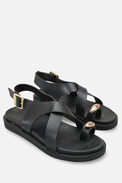 Liza Shoes صندل نسائي من ELIF مع مشبك للإبهام A035-K9011