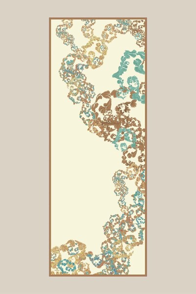 Maisa Εσάρπα - Πολύχρωμο - Γεωμετρικό μοτίβο