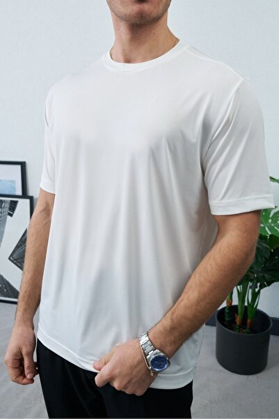 BASEL.CO Βασικό Δροσερό Μπλουζάκι Βισκόζης Χαλαρής Εφαρμογής - Ελαστικό Tiril...