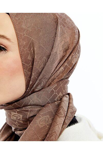 Valentino Orlandi Σάλι από μαλλί και μοντάλ με μονόγραμμα