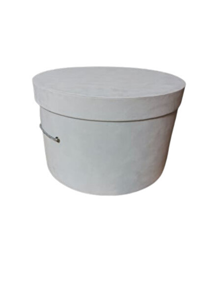 HUGBEBE Cufar rotund, de catifea, pentru setul de botez