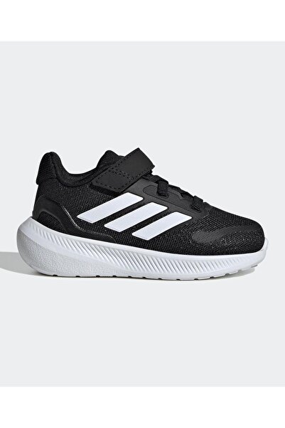 adidas حذاء Runfalcon 5 بإغلاق فيلكرو - أسود/أبيض