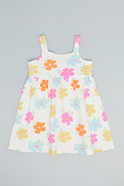 R&B Floral Strappy Fit & Flare Dress
