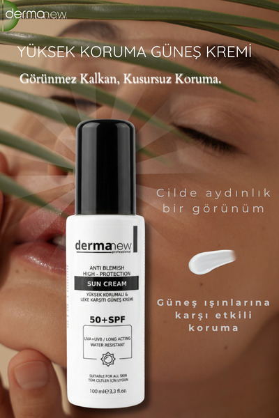 dermanew Leke Karşıtı Güneş Kremi - Yoğun Nemlendirici