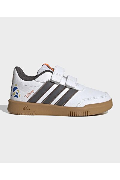 adidas أحذية ديزني تينسور بإغلاق فيلكرو - أبيض سحابي/رمادي سداسي/برتقالي لوسيد