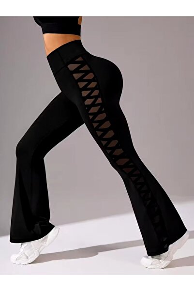 Wear Up Γυναικείο κολάν κατάδυσης με ψηλή μέση και λεπτομέρεια από τούλι στα ...