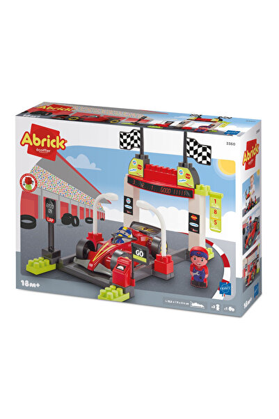 Simba Ecoiffier abrick σετ κατασκευής pit stop φόρμουλα 1 για παιδιά ηλικίας ...