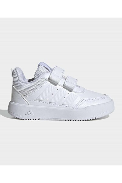 adidas حذاء تينسور سبورت 3.0 بإغلاق فيلكرو - أبيض سحابي/رمادي